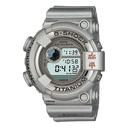 Men's CASIO G Shock FROGMAN 2 Watch Mens Gray Digital DW-8201GF-8JF Watches - KICKSCREW