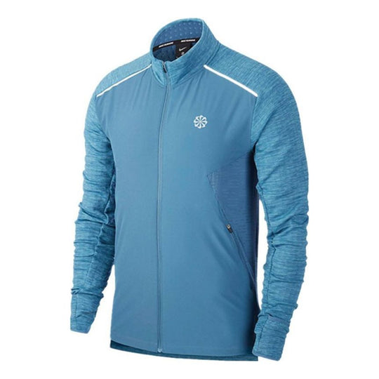 Nike Dry Strike Knit Casual Training Sports Jacket Blue CJ5681-418
