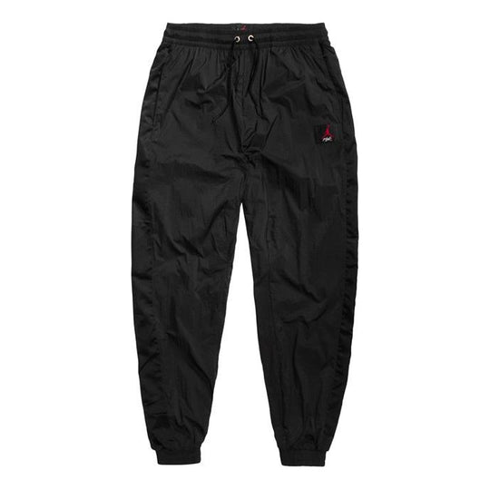 Air Jordan Flight Warm-Up Black Long Pants/Trousers AO0557-010 Casual Pants  -  KICKSCREW