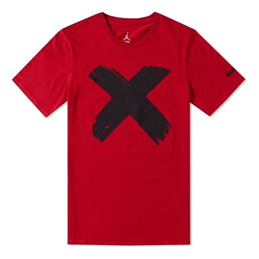 Air Jordan 1 Banned Red Black Short Sleeve Red 842254-687