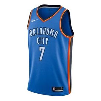 Nike ICON EDITION NBA Anthony Oklahoma City Thunder limited SW Jersey Blue 864497-411