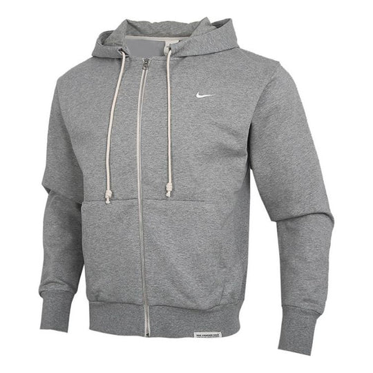 Nike Casual Sports Knit Cardigan Hooded Jacket light grey CK6363-063