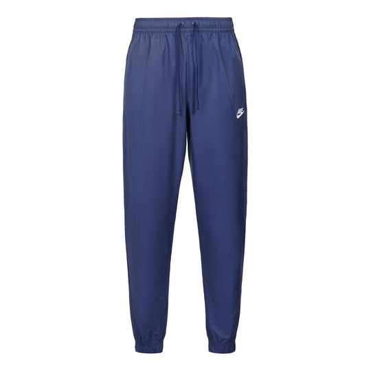 Nike Nsw Spe Wvn Athleisure Casual Sports Woven Bundle Feet Long Pants Navy Blue DD5311-410