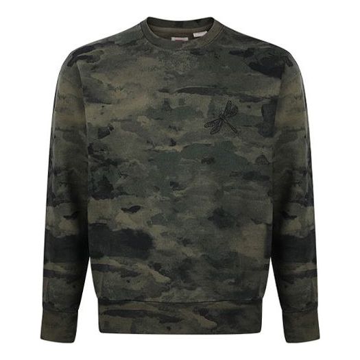 Levis Crew Neck Knitted Casual Pullover Men's Camouflage 87467-0001 ...