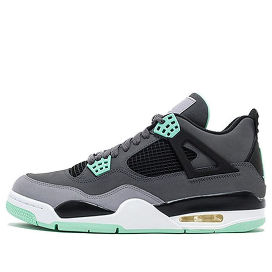 Air Jordan 4 Retro 'Green Glow' 308497-033 Retro Basketball Shoes  -  KICKS CREW