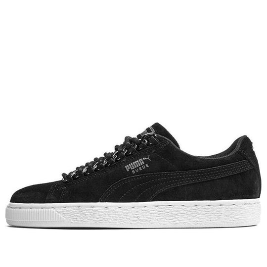 (WMNS) PUMA Suede Classic X Chain Casual Sneakers Black 367352-02