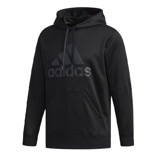 Adidas Essential Sweatshirt Hoodie 'Black' DN1416 - KICKS CREW