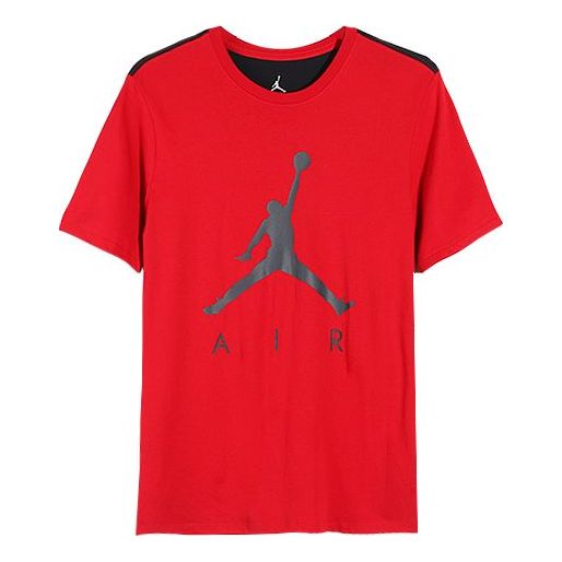 Jordan Contrasting Colors Sports Short Sleeve T-Shirt Men's Red AV8451-687
