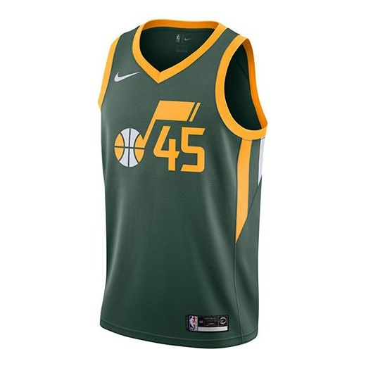 Nike Earned Edition NBA Donovan Mitchell 45 Utah Jazz Basketball Jersey Green CD7015-323
