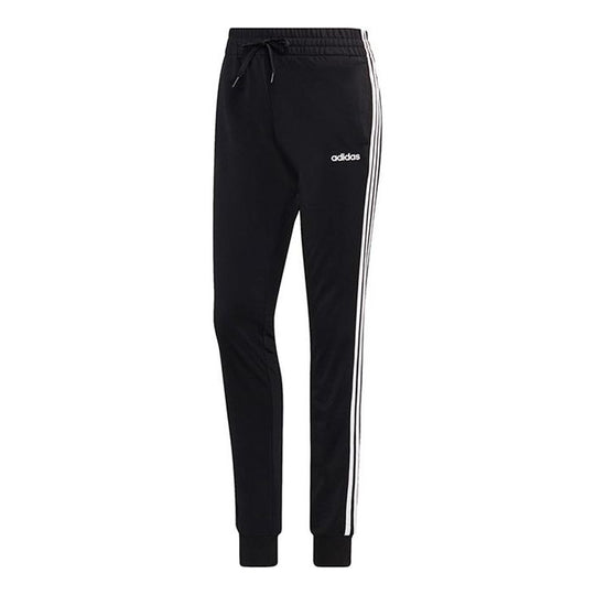 (WMNS) adidas W E 3s Pant Tri Slim Fit Bundle Feet Knit Sports  Pants/Trousers/Joggers Black DP2382