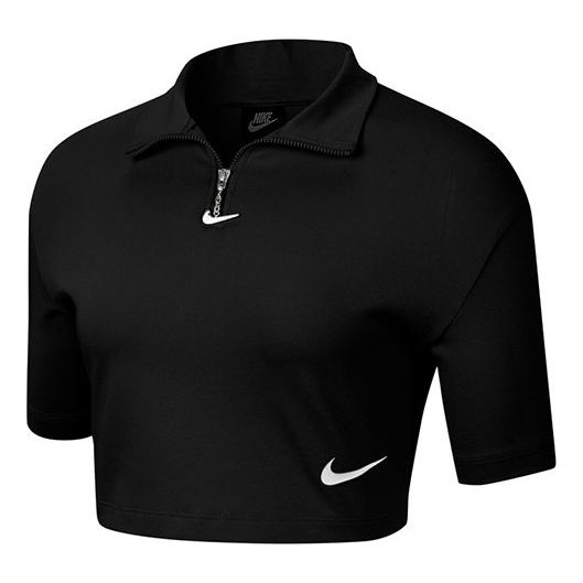(WMNS) Nike Swoosh Athleisure Casual Sports Short Black CJ3800-010