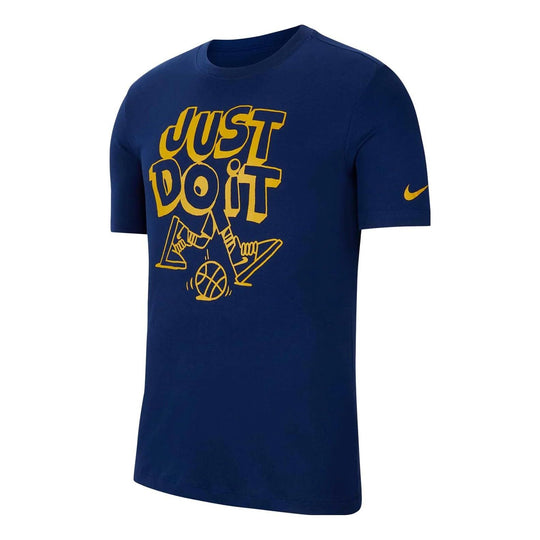 Nike Dri-FIT Just Do It Basketball T-Shirt 'Blue Void' CD1284-492