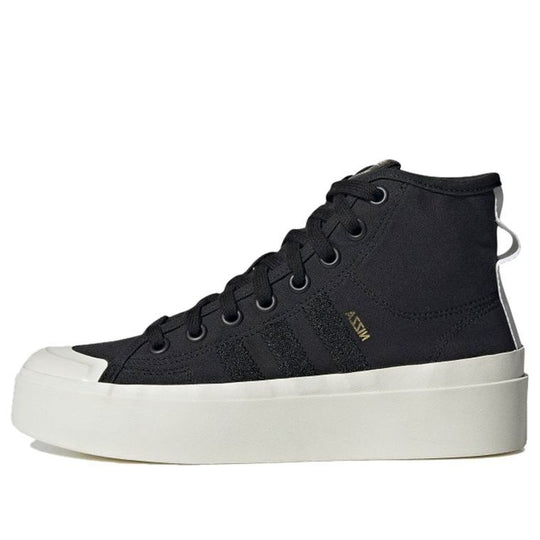 (WMNS) adidas Originals Nizza Bonega Mid Shoes 'Black White' GZ4295