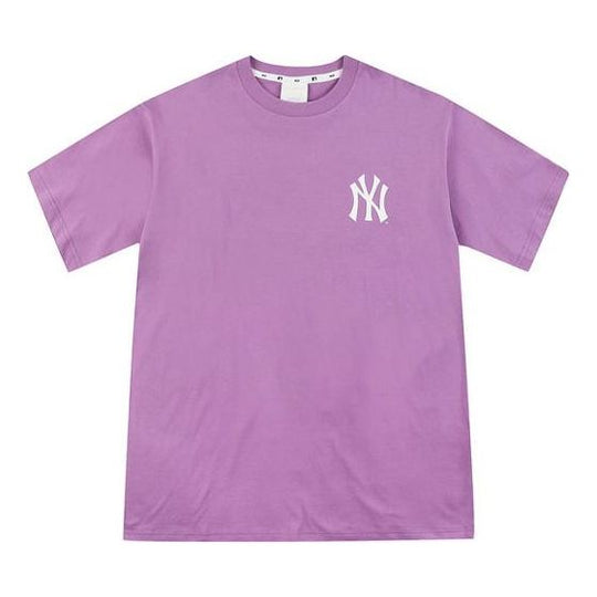 MLB New York Yankees NY Short Sleeve Unisex Purple 31TSTC931-50V