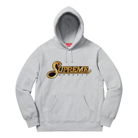 Supreme FW19 Week 8 Sequin Viper Hooded Sweatshirt SUP-FW19-778