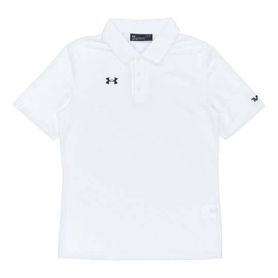 Under Armour Causual Sports Training Ventilate Polo Male 'White' 21500537-100