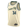 Nike NBA Sports Basketball Jersey/Vest SW Fan Edition Milwaukee Bucks  Alphabet 34 Green 864489-323