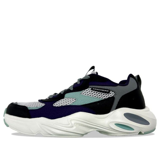 Skechers Stamina Airy Low-Top Running Shoes White/Purple/Black 894004-MULT