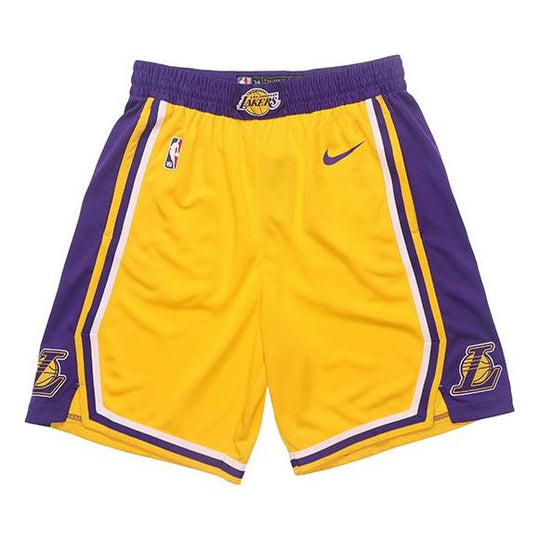 Nike NBA Icon Edition Team limited shorts SW Fan Edition Lakers Yellow -  KICKS CREW