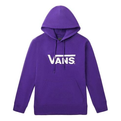 Vans Classic Fleece Lined hooded Pullover Couple Style Purple VN0A3TXI4N1
