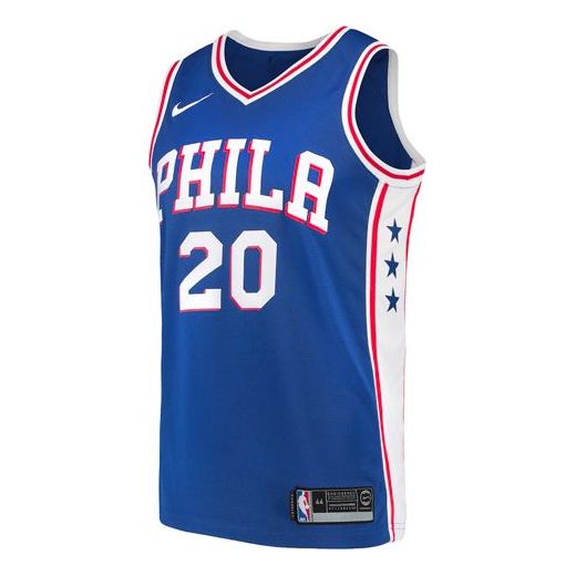 Nike NBA Casual Sports Basketball Vest SW Fan Edition Philadelphia 76ers 2 0 Blue 864501-400
