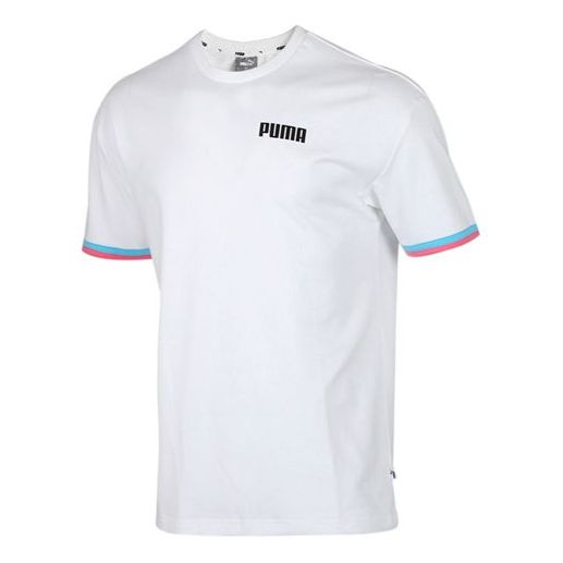 Men's PUMA Training Gym Loose Short Sleeve White 584155-02