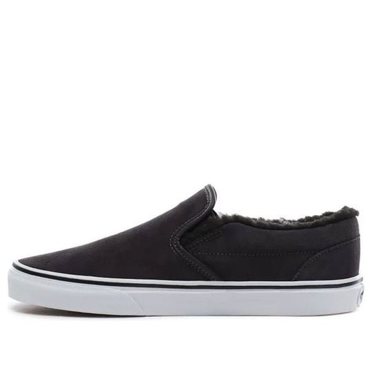 Vans Suede Sherpa Classic Slip-on Suede Sherpa Black/White VN0A4BV3TC1