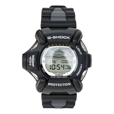 CASIO G Shock RISEMAN 1999X-treme G-LIDE Limited Sports Series Black Flying Man Mineral Tempered Glass Watch Digital DW-9100BD-1T Watches - KICKSCREW
