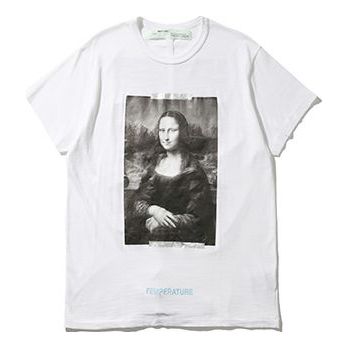 Off-White c/o VIRGIL ABLOH MONALISA SLIM FIT T-SHIRT Mona Lisa Short Sleeve White OW-18SS-003