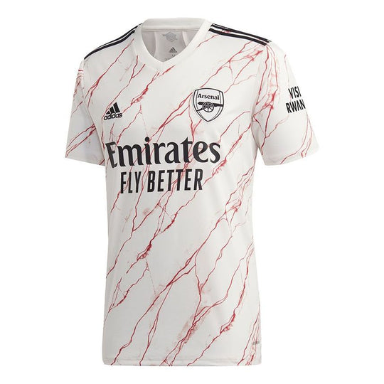 adidas Arsenal Away Fan Edition Casual Sports Jersey Short Sleeve White EH5815