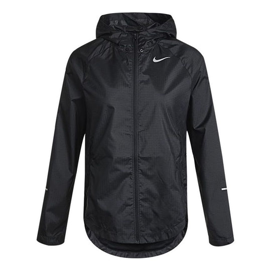 (WMNS) Nike AS W NK Run DVN ESSNTL Jacket Black DA1071-010