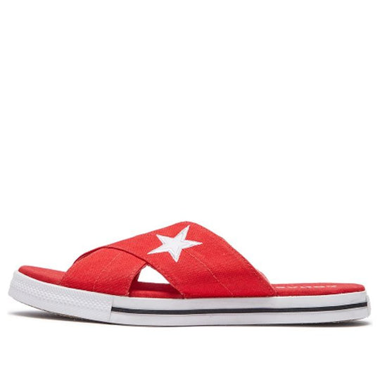 (WMNS) Converse One Star Slide 'Red' 565528C