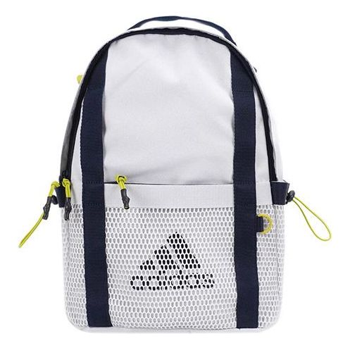 adidas logo Large Capacity Sports backpack Unisex Gray HE2692