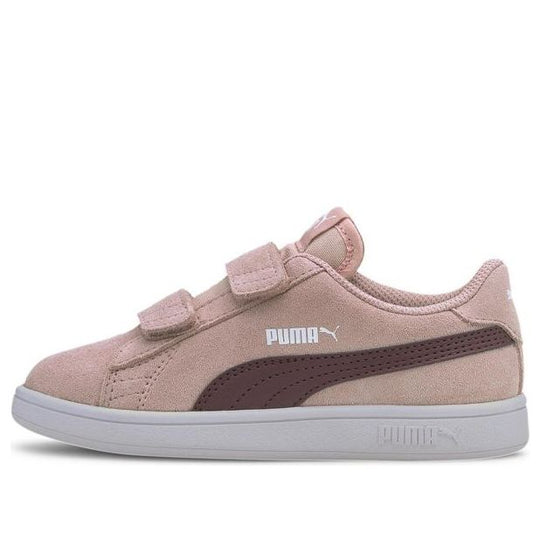 (PS) PUMA Smash v2 Leisure Board Shoes Pink/Brown 365177-25