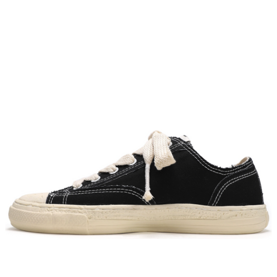 Maison MIHARA YASUHIRO PAST Sole 6 - Hole Low-top Sneaker 'Black' A06FW502-BLK