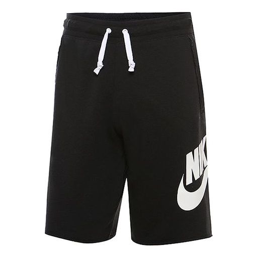 Nike Logo Printing Running Sports Short Pant Male Black AR2375-010 ...