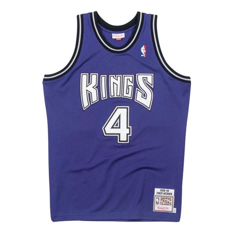 Vintage Sacramento Kings Chris Webber White Nike Jersey - 5 Star