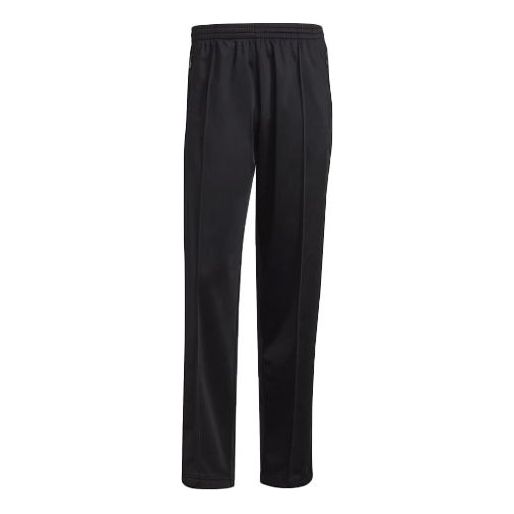 Men's adidas Firebird Tp Solid Color Sports Pants/Trousers/Joggers Black H33439