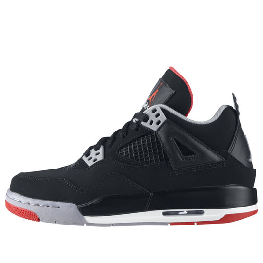 (GS) Air Jordan 4 Retro 'Bred' 2012 408452-089 Big Kids Basketball Shoes  -  KICKS CREW
