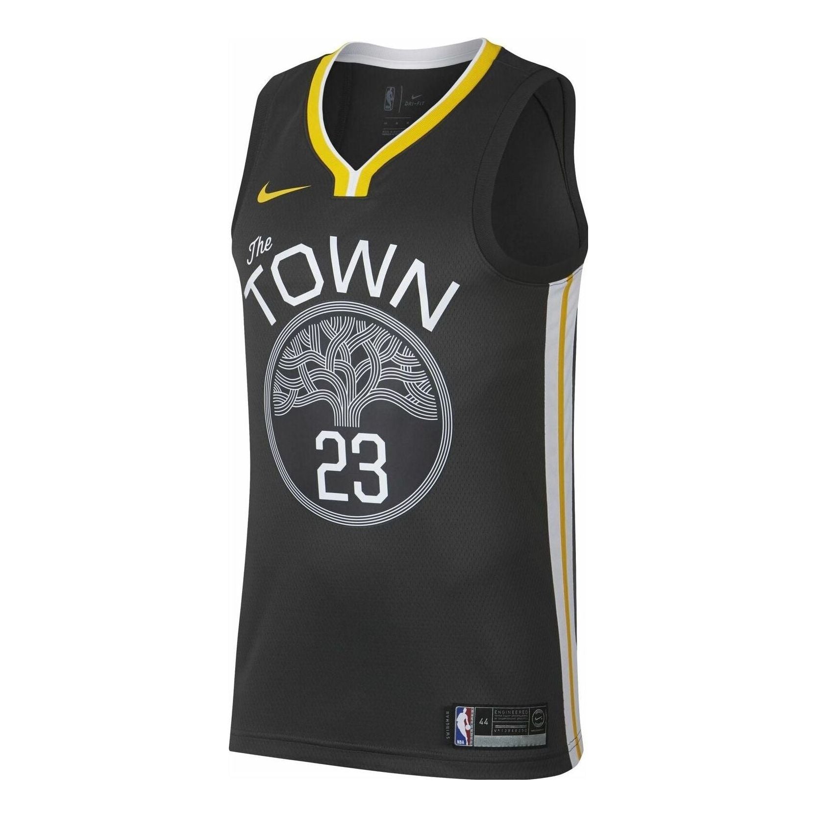 Youth Golden State Warriors Stephen Curry Nike Black 2019/20 City Edition  Name & Number T
