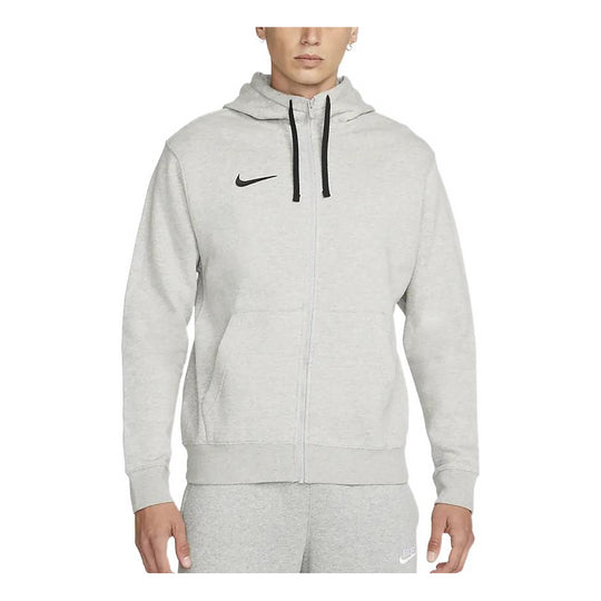 Nike Park Fleece Full-Zip Soccer Hoodie 'Grey' CW6887-063-KICKS CREW
