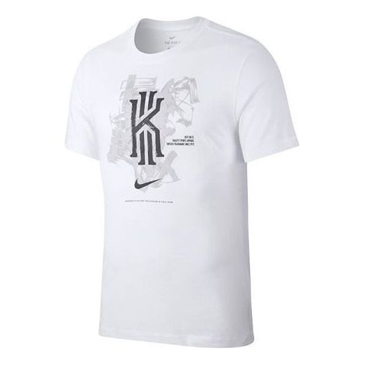 Nike DRI-FIT KYRIE Kyrie Irving Basketball Short Sleeve White BQ3604-100
