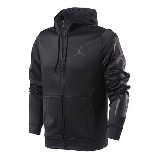 Air Jordan Casual Sports Hooded Jacket Black 861468-010 Jacket - KICKSCREW