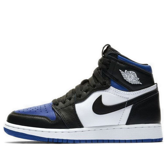 (GS) Air Jordan 1 Retro High OG 'Royal Toe' 575441-041 Big Kids Basketball Shoes  -  KICKS CREW
