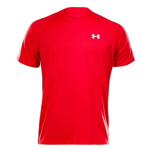 Men's Under Armour UA Quick Dry Sports Short Sleeve Red 1228539-600
