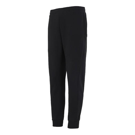 Men's adidas Solid Color Sports Pants/Trousers/Joggers Black H39217 ...