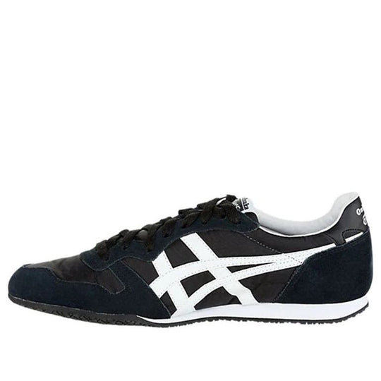 Onitsuka Tiger Serrano Lightweight Non-Slip Classic Low Top Athleisure Casual Sports Shoes Black D109L-9001