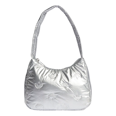 adidas Puffy Satin Mini Shoulder Bag 'Silver' II3393