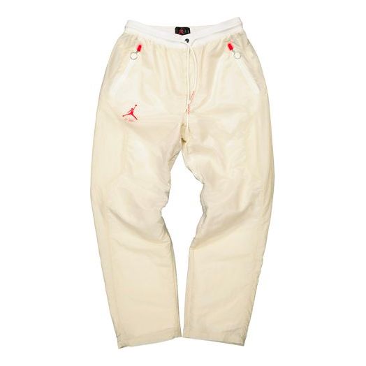 OFF-WHITE x Jordan Crossover Logo Printing Sports Long Pants White DB4250-233 Sweat Pants  -  KICKS CREW