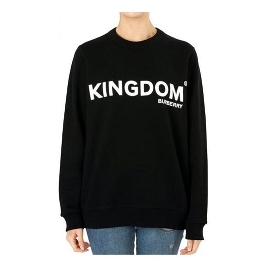 Burberry logo london kingdom tb Letter Female Black/White 80109271